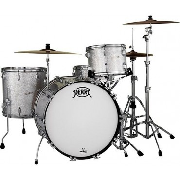Pearl President Series Deluxe 3-Piece Shell Pack with 24 in. Bass Drum Silver Sparkle Pearl President Series Deluxe 3-Piece Shell Pack with 24 in. Bass Drum Silver Sparkle