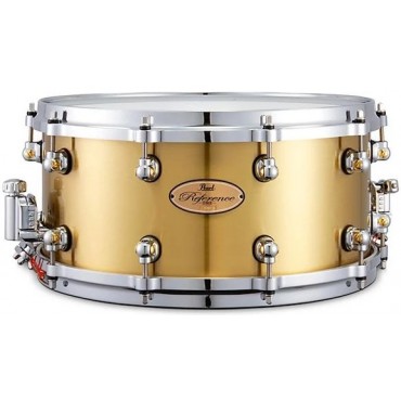 Pearl Reference One 3mm Brass Snare Drum 14 x 6.5 in. Pearl Reference One 3mm Brass Snare Drum 14 x 6.5 in.