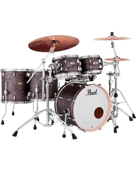 Pearl Session Studio Select 5-Piece Shell Pack With 20" Bass Drum Black Satin Ash