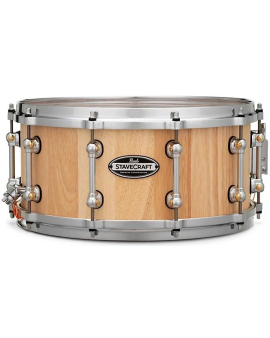 Pearl StaveCraft Thai Oak Snare Drum 14 x 6.5 in. Hand-Rubbed Natural