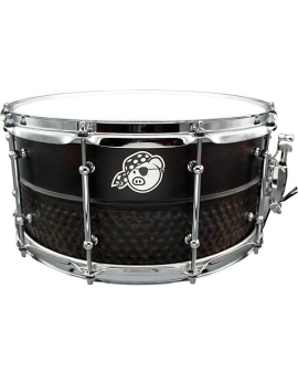 Pork Pie Hybrid Copper and Hammered Brass Snare Drum 14 x 7 in.