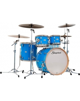 Slingerland Studio King 4-Piece Shell Pack with 22" Bass Drum Lunar Blue Lacquer