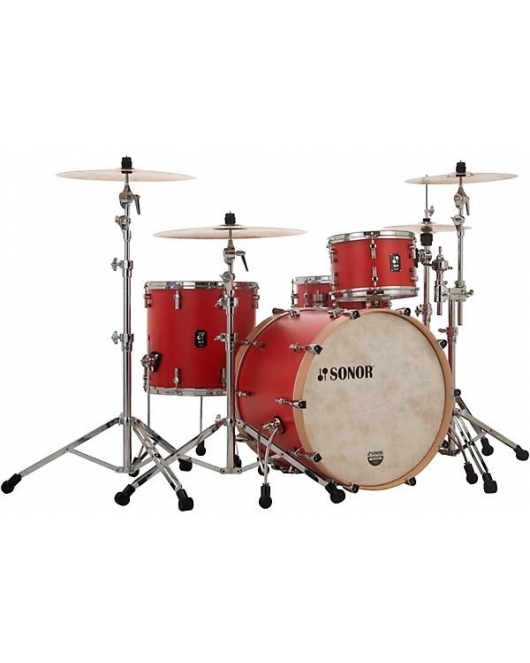 SONOR SQ1 3 Piece Shell Pack 22 Bass Drum Hot Rod Red SONOR SQ1 3 Piece Shell Pack 22 Bass Drum Hot Rod Red