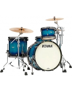 TAMA Starclassic Maple 3-Piece Shell Pack With 22" Bass Drum Molten Electric Blue Burst