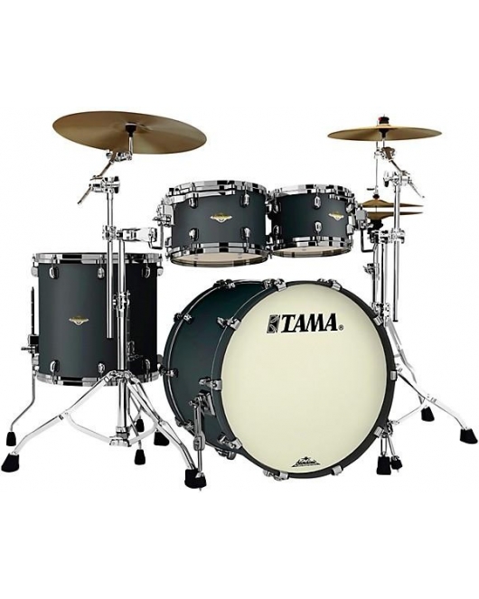 TAMA Starclassic Maple 4 Piece Shell Pack Flat Black TAMA Starclassic Maple 4 Piece Shell Pack Flat Black