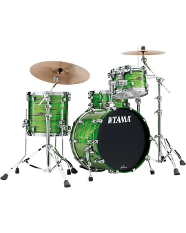TAMA Starclassic Walnut/Birch 3-Piece Shell Pack with Chrome Hardware and 20 in. Bass Drum Lacquer Shamrock Oyster