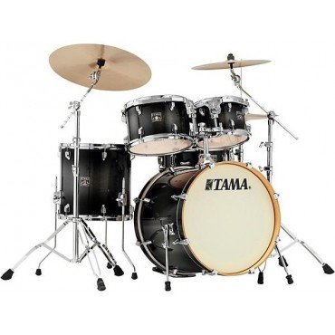 TAMA Superstar Classic 5-Piece Shell Pack With 20" Bass Drum Transparent Black Burst
