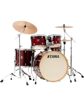 TAMA Superstar Classic 5-Piece Shell Pack With 22" Bass Drum Gloss Garnet Lacebark Pine