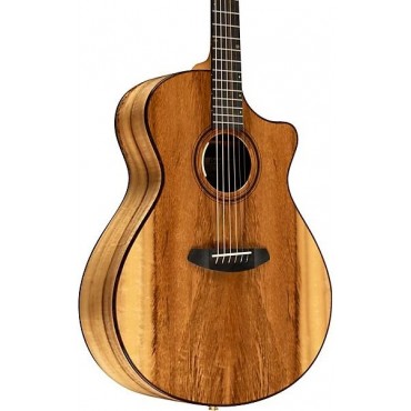 Breedlove Oregon All Solid Myrtlewood Special-Edition Dreadnought Concerto Acoustic-Electric Guitar Natural
