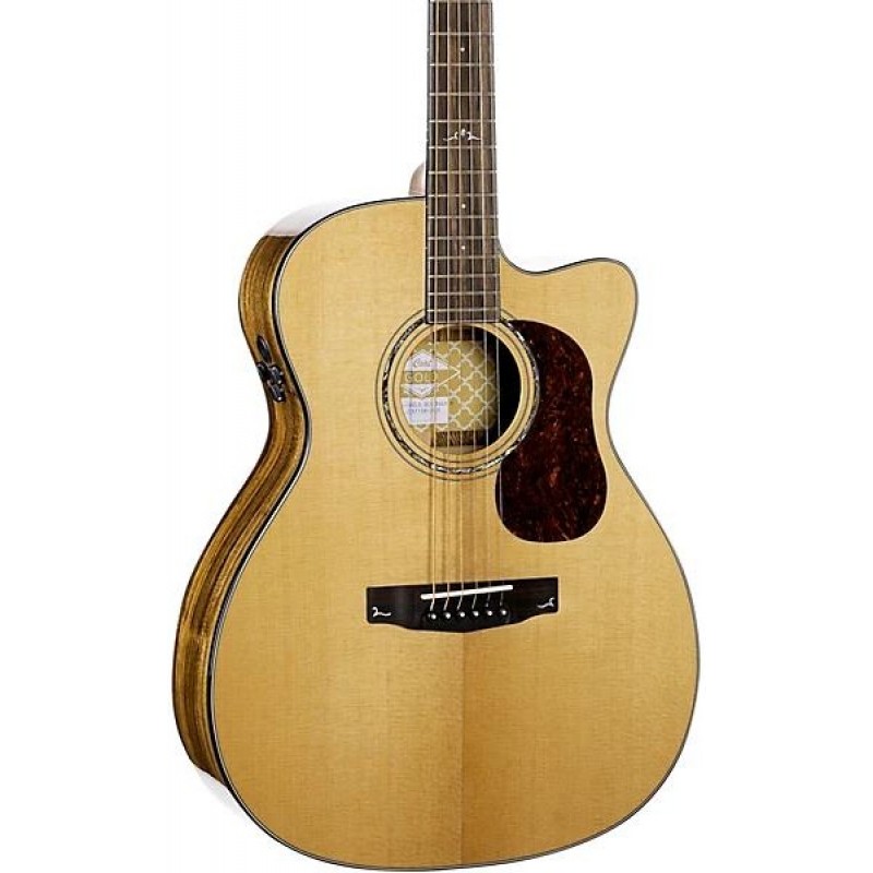 Cort Gold Series OC6 orchestra bocote acoustic-electric guitar Natural full body and detailed wood finish