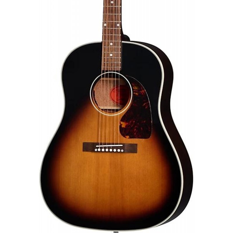Epiphone Inspired by Gibson 1942 Banner J-45 acoustic-electric guitar Vintage Burst finish rich tone smooth playability and classic jumbo design