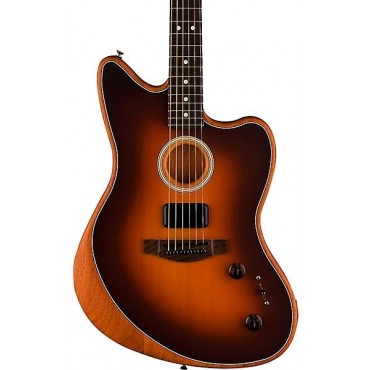 Fender Acoustasonic Player Jazzmaster Sitka Spruce-Mahogany Acoustic-Electric Guitar 2-Color Sunburst