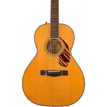 Fender Paramount PS-220E Parlor Acoustic-Electric Guitar Natural
