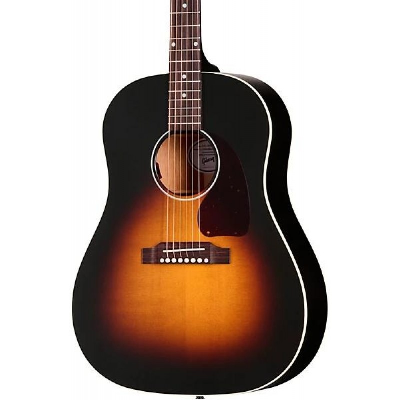 Gibson J 45 Special acoustic electric guitar Vintage Sunburst spruce top mahogany body round shoulder design