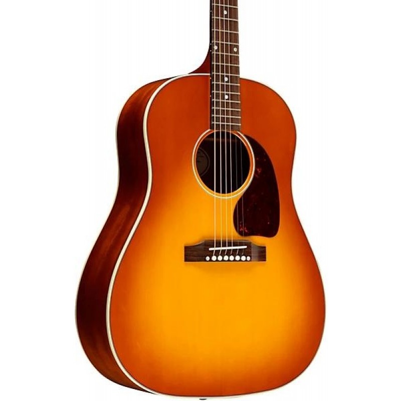 Gibson J 45 Standard acoustic electric guitar Heritage Cherry Sunburst spruce top mahogany body round shoulder design