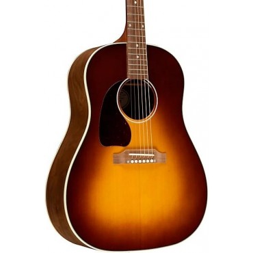 Gibson J-45 Studio Walnut Left-Handed Acoustic-Electric Guitar Walnut Burst