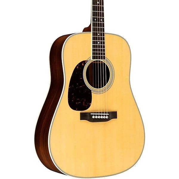 Martin D-35 Standard Dreadnought Left-Handed Acoustic Guitar Natural