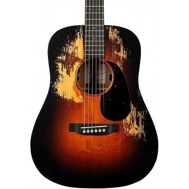 Martin D Jr E StreetLegend Dreadnought Acoustic-Electric Guitar Burst