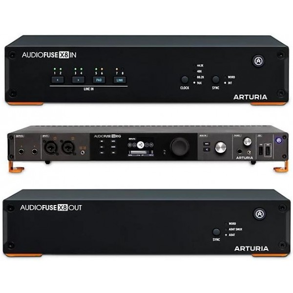 Arturia Audiofuse 16Rig USB-C Audio Interface with AudioFuse X8IN & X8OUT ADAT Expander Pair