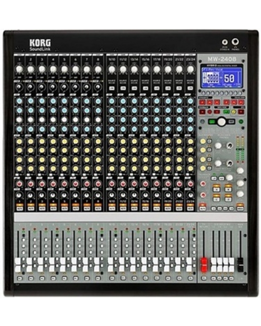 KORG MW-2408 SoundLink 24-Channel Hybrid Mixer KORG MW-2408 SoundLink 24-Channel Hybrid Mixer