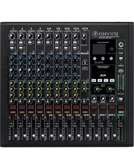Mackie Onyx12 12-Channel Premium Analog Mixer With Multi-Track USB and Bluetooth