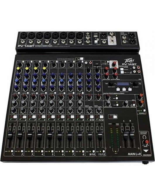 Peavey PV 14 BT Mixer with Bluetooth Audio Peavey PV 14 BT Mixer with Bluetooth Audio