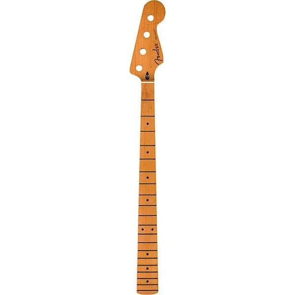 Fender Satin Roasted Maple Jazz Bass Replacement Neck Natural