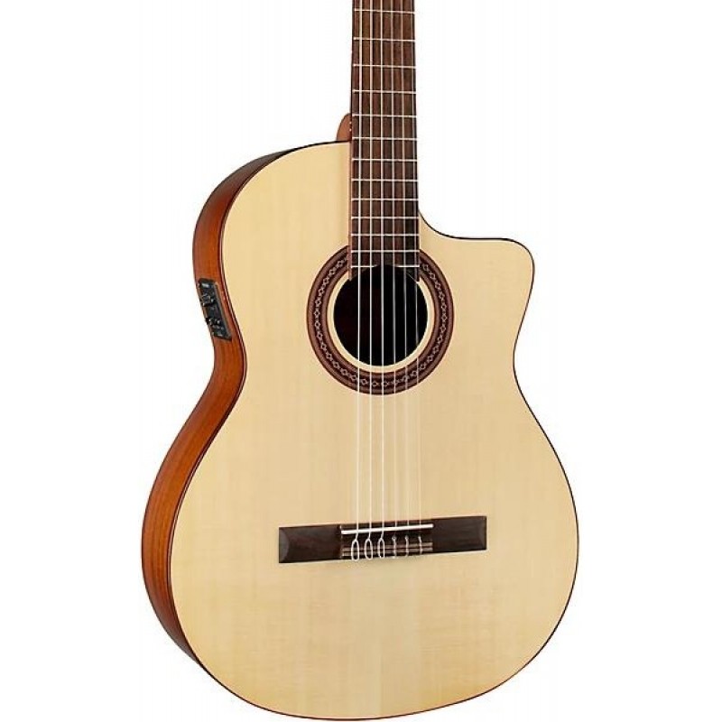 Cordoba C5-CE SP natural classical acoustic-electric guitar with nylon strings for students and professional musicians