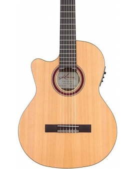 Kremona R65CWC Rondo Left-Handed Acoustic-Electric Classical Guitar Natural