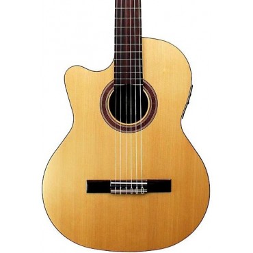 Kremona Rondo Thin Line Left-Handed Classical Acoustic-Electric Guitar Natural
