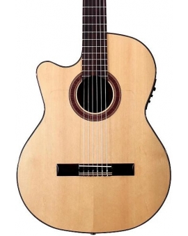 Kremona Rosa Luna Left-Handed Flamenco Blanca Guitar Natural