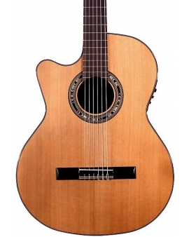 Kremona Verea Left-Handed Classical Acoustic-Electric Guitar Natural
