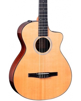 Taylor 212ce-N Plus Grand Concert Nylon-String Acoustic-Electric Guitar Natural