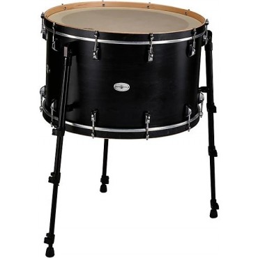 Black Swamp Percussion Multi Bass Drum in Satin Concert Black Stain 24 in.
