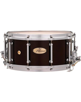 Pearl Philharmonic Maple Snare Drum 14 x 6.5 in. High Gloss Walnut Bordeaux