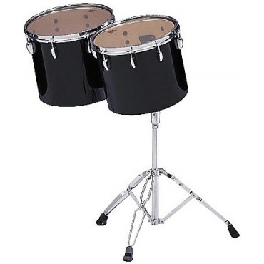 Pearl PTE1314 13" x 11"/14" x 12" Concert Tom Set Midnight Black