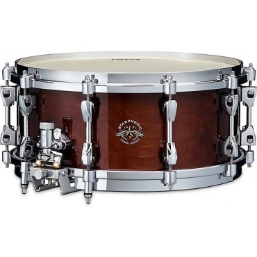 TAMA Starphonic Bravura 14" X 6" Concert Snare Drum With Multi Snare Frame 14 x 6 in. Gloss Mocha Brown