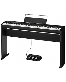 Casio Privia PX-S5000 Digital Piano With CS68 Wooden Stand and SP-34 Triple Pedal Black