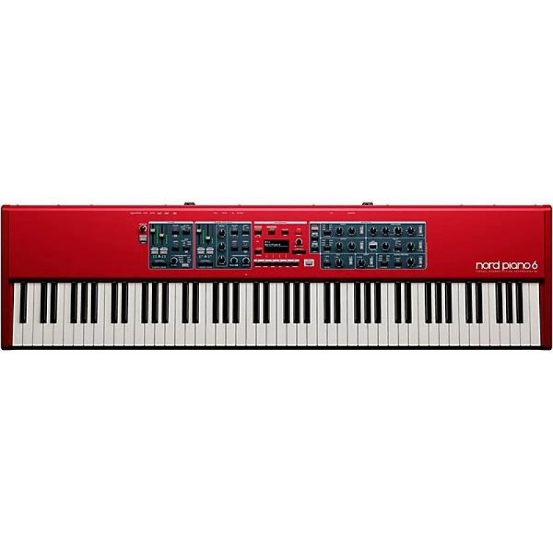 Nord Piano 6 88 key stage keyboard with advanced piano engine realistic touch and performance controls for live stage and studio use