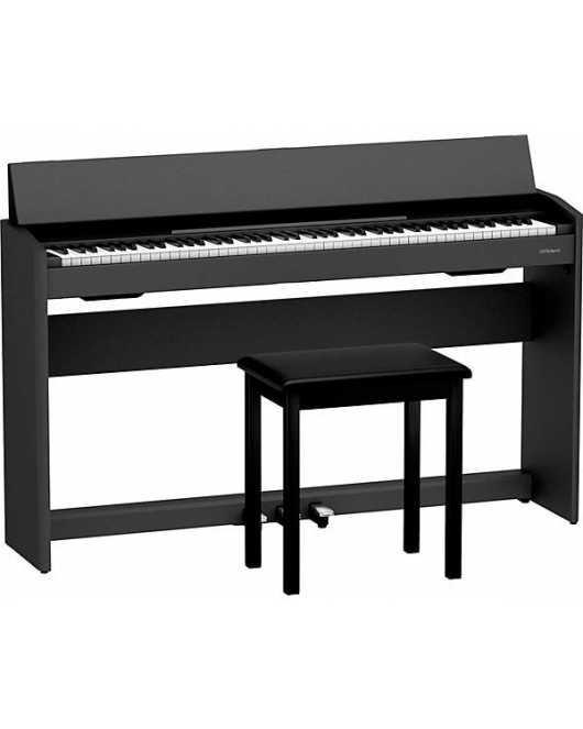 Roland F107 Digital Console Piano With Bench Black Roland F107 Digital Console Piano With Bench Black