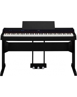 Yamaha P-S500 88-Key Smart Digital Piano With L300 Stand and LP-1 Triple Pedal Black