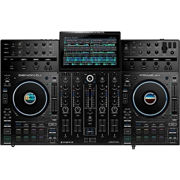 Denon DJ PRIME 4+ Standalone Streaming 4-Channel DJ Controller Black