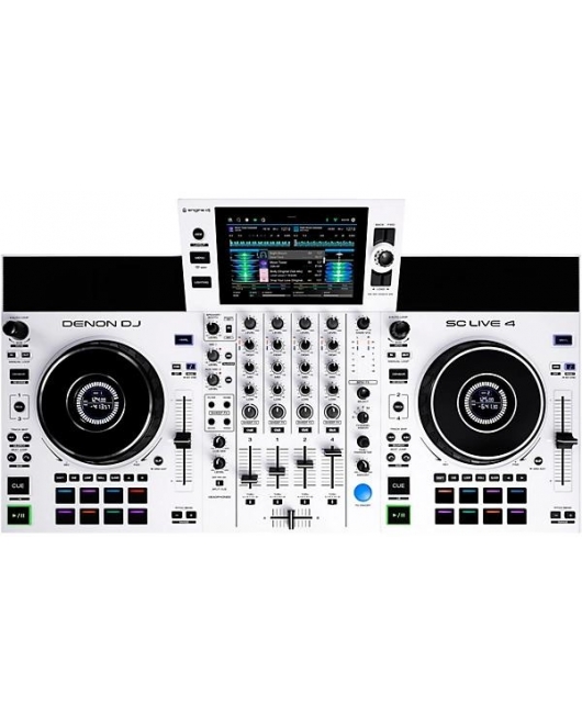 Denon DJ SC Live 4 4-Deck Standalone DJ System White