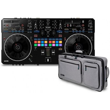 Pioneer DJ DDJ-REV5 DJ Controller and Gator G-Club Bundle