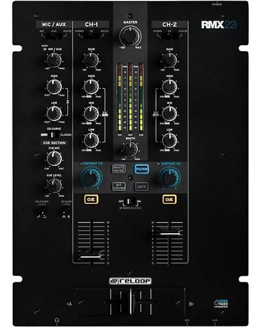 Reloop RMX-22I 2-Channel MIDI Mixer Reloop RMX-22I 2-Channel MIDI Mixer