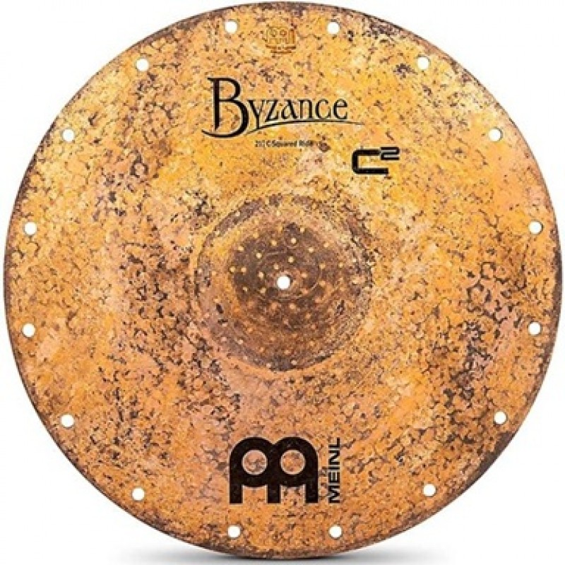 Meinl Byzance Vintage 21 C Squared ride Chris Coleman cymbal clear stick warm wash controlled sustain B20 bronze