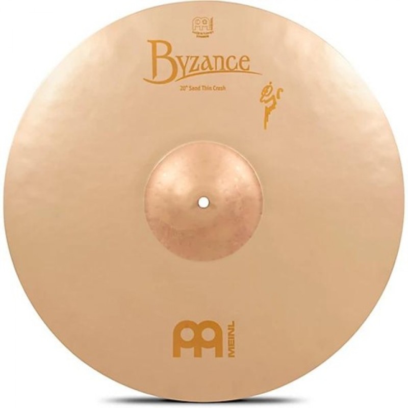 Meinl Byzance Benny Greb Sand 20 Thin Crash cymbal fast attack warm trashy tone short sustain B20 bronze hand hammered