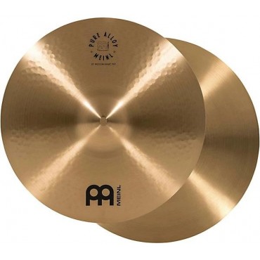 MEINL Pure Alloy Traditional Medium Hi-Hat Cymbal Pair 15 in.