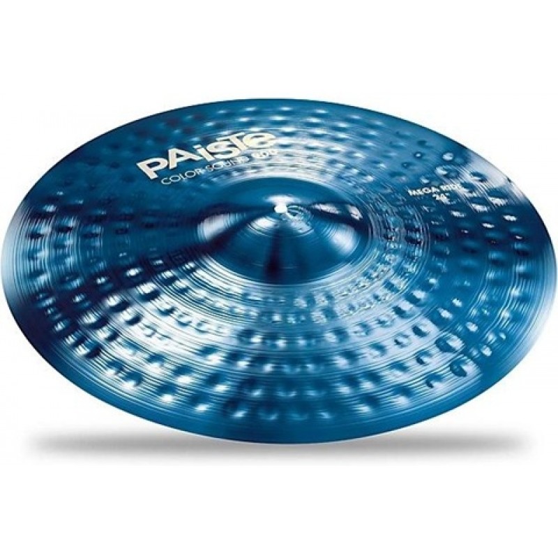 Paiste Color Sound 900 Mega Ride 24 inch blue professional cymbal bright powerful tone ideal for rock jazz and live performance