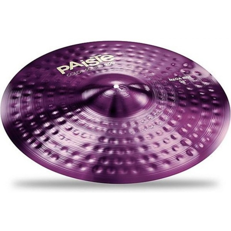 Paiste Color Sound 900 Mega Ride 24 inch purple professional cymbal bright powerful tone ideal for rock jazz and live performance
